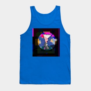 Anonymous Cartoon Hero Tank Top